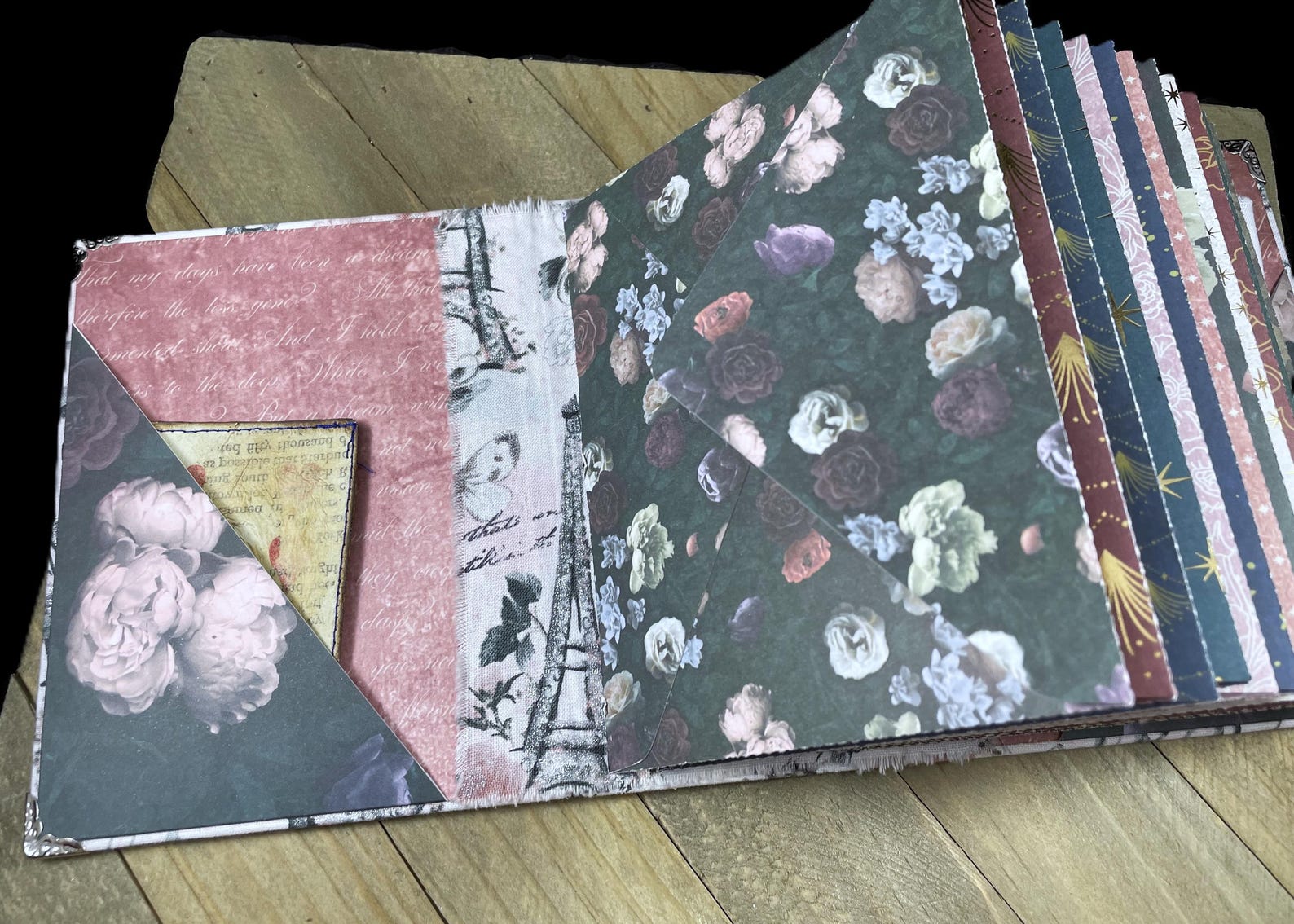 Handmade Junk Journal Ephemera Holder, Vintage Ephemera Organizer - Etsy