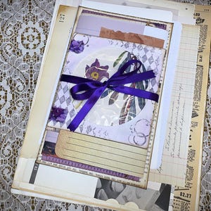 Junk Journal Bundle - Handmade Vintage Junk Journal Flip Book- Junk Journal-