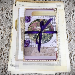 Junk Journal Bundle - Handmade Vintage Junk Journal Flip Book- Junk Journal **