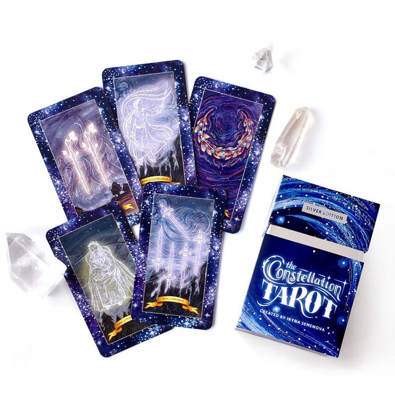 Le tarot de la Constellation : jeu de cartes de tarot, jeux de tarots, jeu de tarots Oracle Cards et guide pour débutants et lecteurs avancés image 6