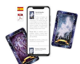 Constellation Tarot Guidebook in SPANISH: Tarot Meanings (Digital PDF)