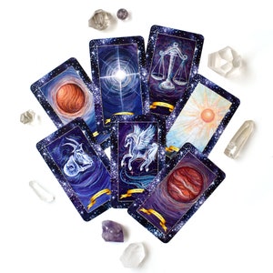 Le tarot de la Constellation : jeu de cartes de tarot, jeux de tarots, jeu de tarots Oracle Cards et guide pour débutants et lecteurs avancés image 4