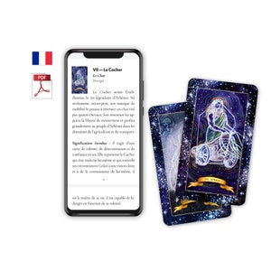 Tarot Guidebook FRENCH Digital PDF The Constellation Tarot Booklet of Tarot Meanings, Tarot Cards, Tarot, Tarot Français, Jeu de tarot image 1