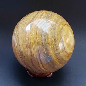 Yellow Jasper Sphere 55mm 229g shipped from USA