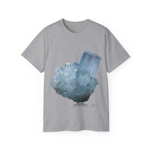 18. Aquaramarine Gem Unisex Ultra Cotton Tee image 4