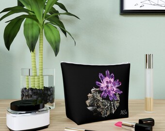 BuzzWaxx Amethyst Flower Cotton Cosmetic Bag 5 Sizes