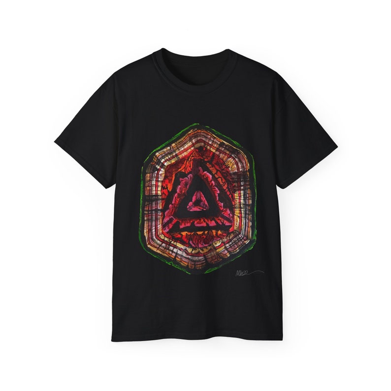 19. Red Liddicoatite Tourmaline Unisex Ultra Cotton Tee image 1