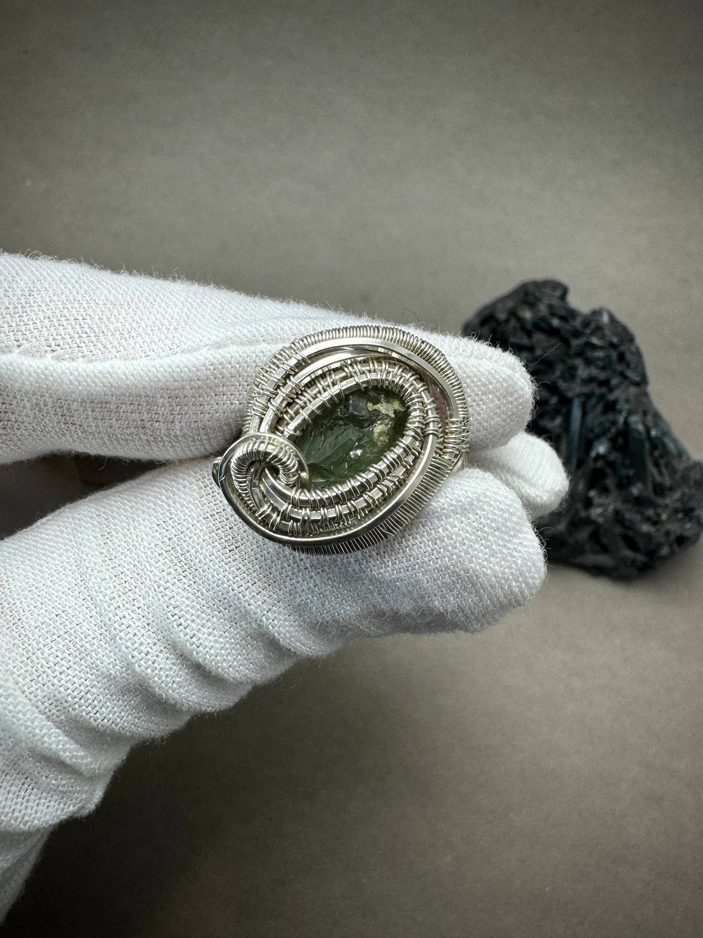 Demantoid Garnet Ring - Etsy