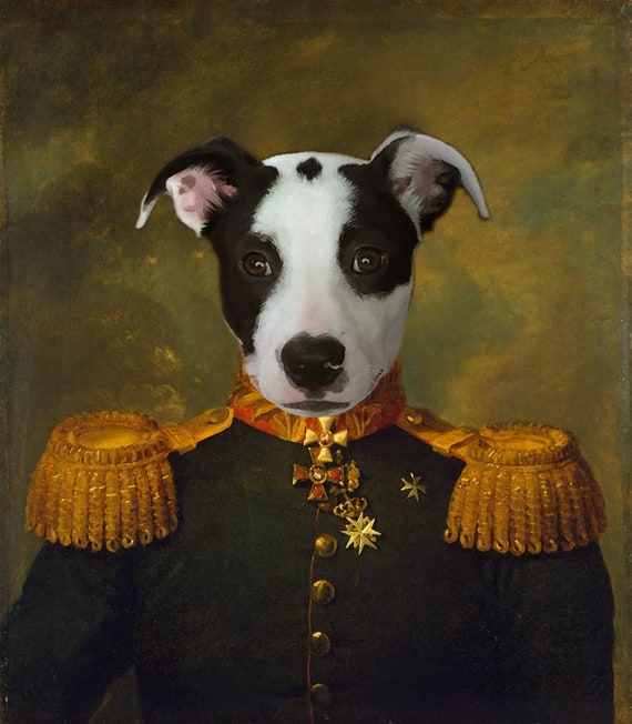 dog painting as general