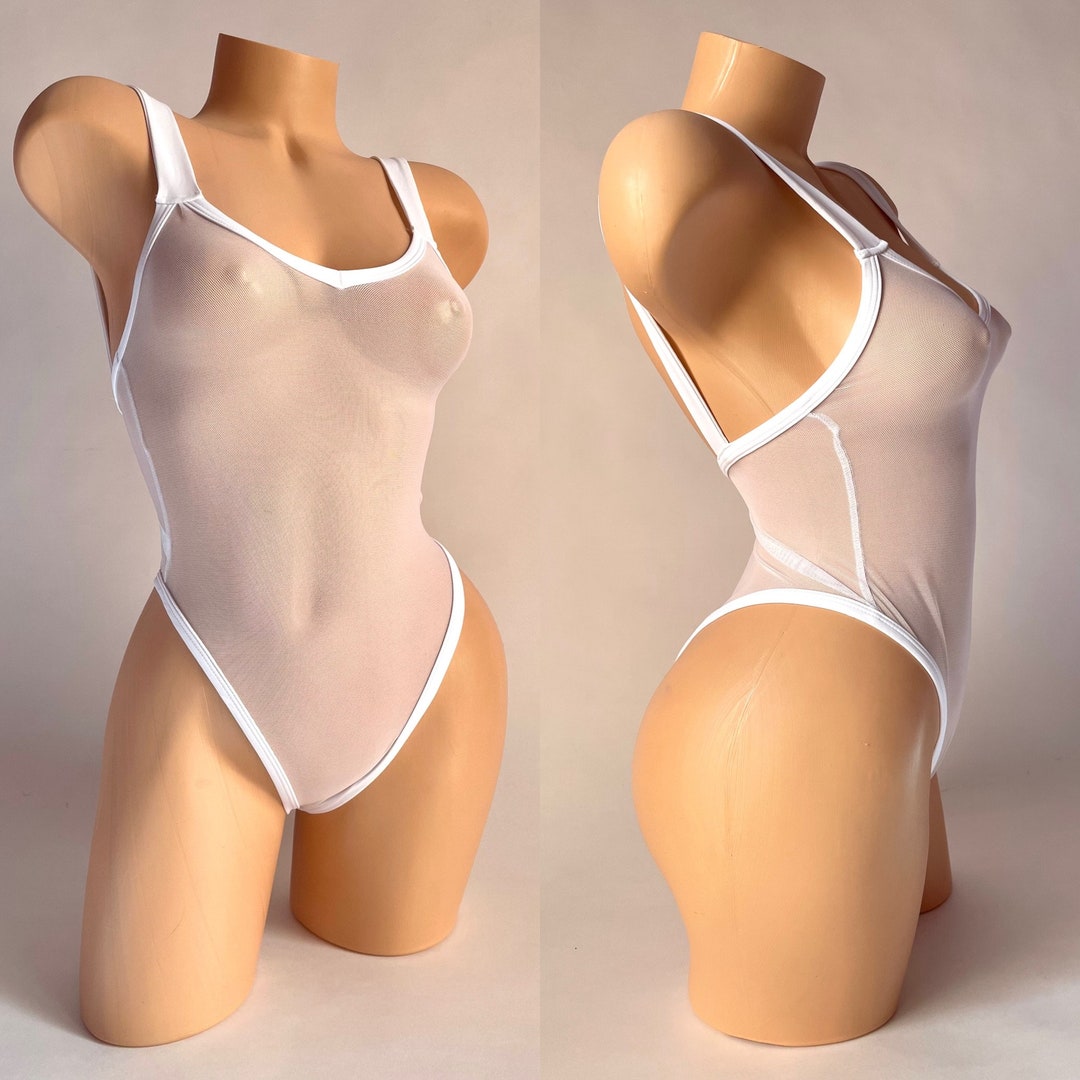 Completely sheer bodysuit on sale