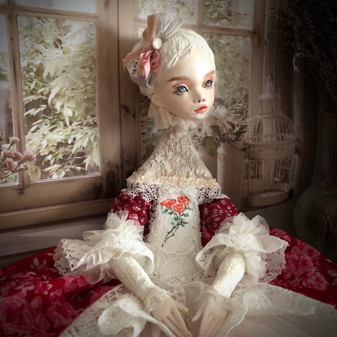 Bianka Art Doll Sculpture Doll Interior Doll Etsy