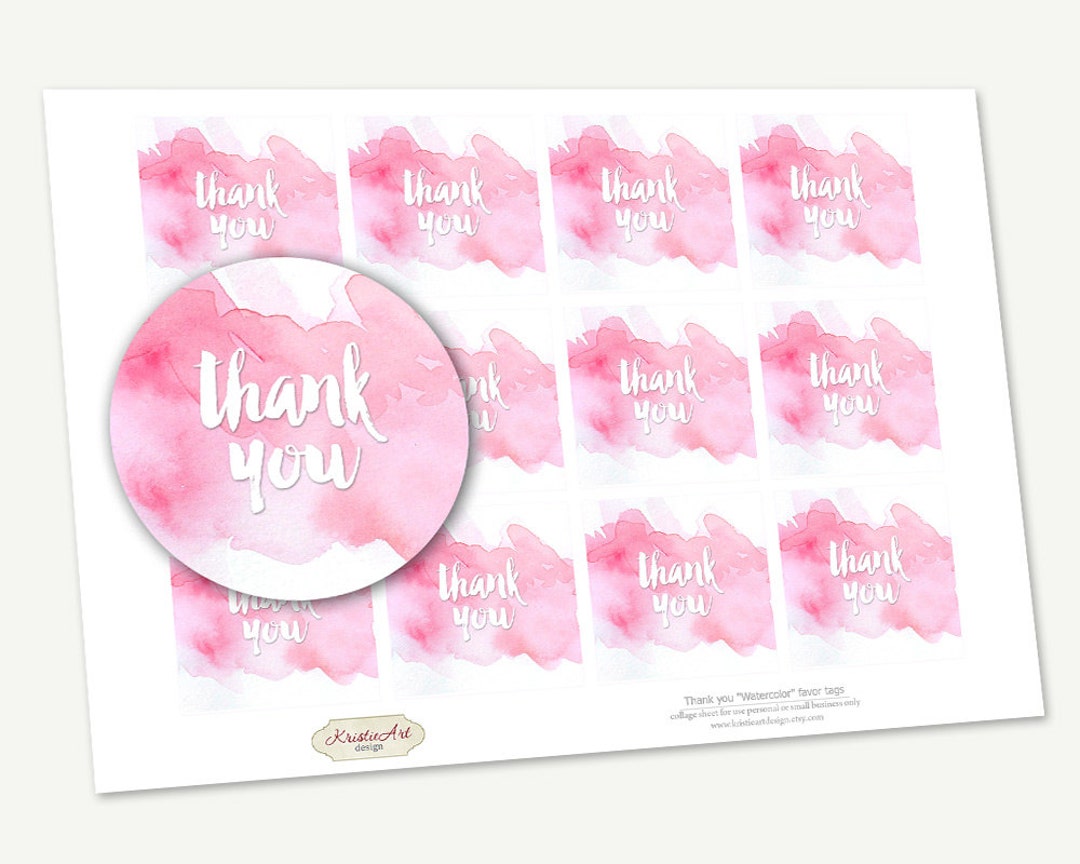 Printable Favor Tags 