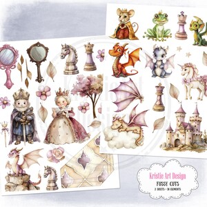 Magic Kingdom Digital Paper Pack - 105 Pcs, NP032 | Printable ...