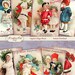 75% OFF SALE Christmas - Digital Collage Sheet Digital Cards C099 Printable Download Image Tags Digital Image Atc Cards ACEO Santa Claus 