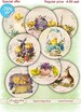 75% OFF SALE Vintage Easter Cards - Digital card collage sheet printable download digital easter vintage digital image atc card spring card 