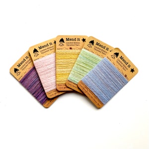 Wool mending yarn, Gold Coast, quintet, re-made, upcycled, assorted fibres, visible mending, limited release, Australian city series
