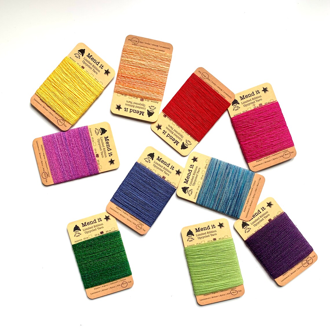 Mending Kit starter upcycled yarn darning kit mending Etsy