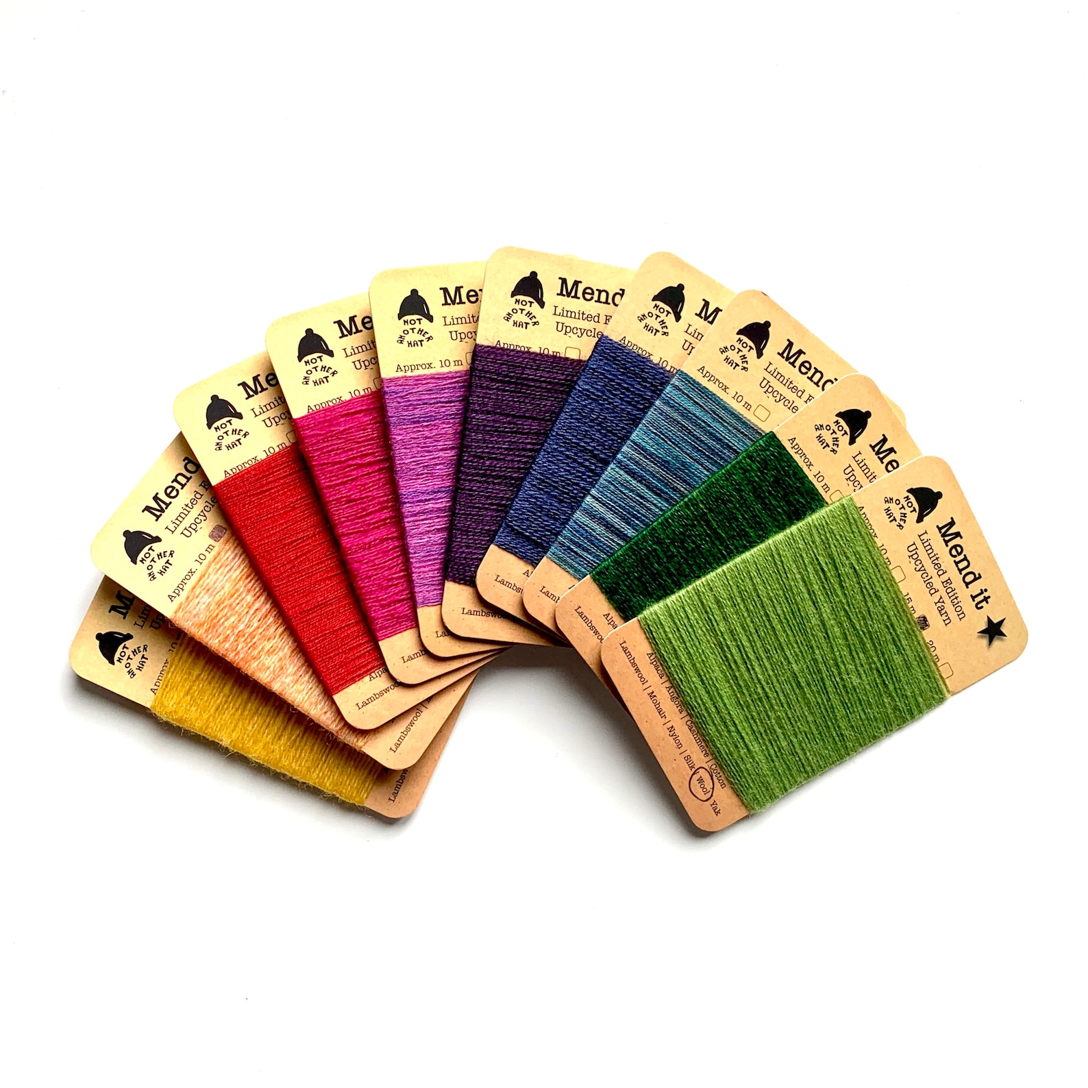 Mending Kit Starter Upcycled Yarn Darning Kit Mending Etsy