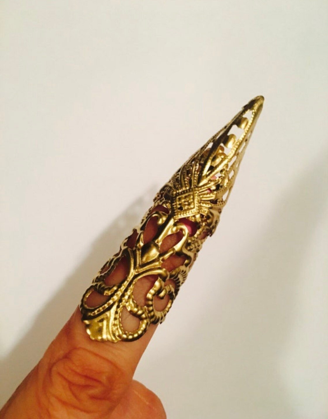 Snake Claw Rings, Long Claws Set of 5, Witch Pagan Finger Claws
