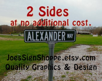 Personalized Street Sign, Made to order, Personalized street sign, street sign