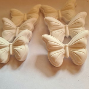 10 Gessetti Profumati nascita  farfalla, farfalle 4,6x3,2  cm segnaposto,battesimo,comunione,nascita,bomboniere, baby