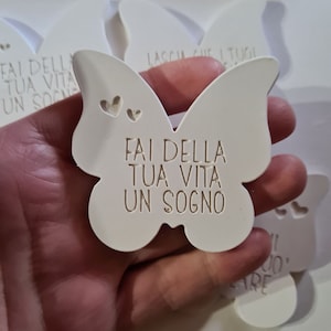 10 Gessetti Profumati Farfalle con frasi ,segnaposto farfalla,segnaposto comunione,segnaposto battesimo,nascita,bomboniere
