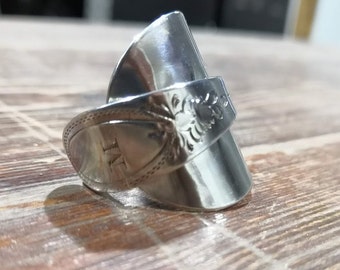 Spoon Ring | Sterling Silver | Bohemian Jewelry | Statement Ring | Victorian Ring | Gift for Her | Upcycled | Solid Silver Ring