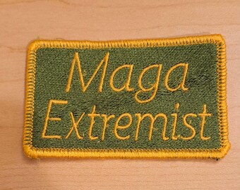 Maga Extremist Patch Green
