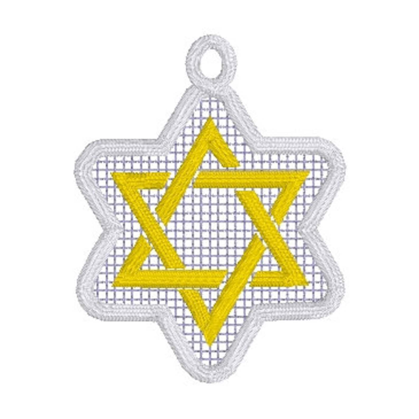Free Standing Lace Star of David Embroidery Design - Etsy