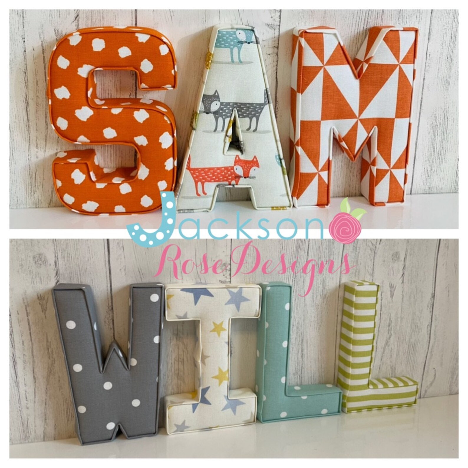 Fabric Letters Fabric Padded Letters Fabric Nursery Letters Etsy Sweden