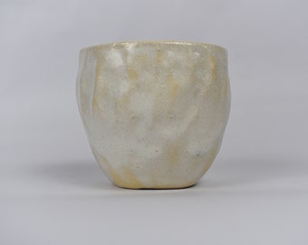 White Little Cup, Sake cup, Small Teacup 7 cm x 7 cm