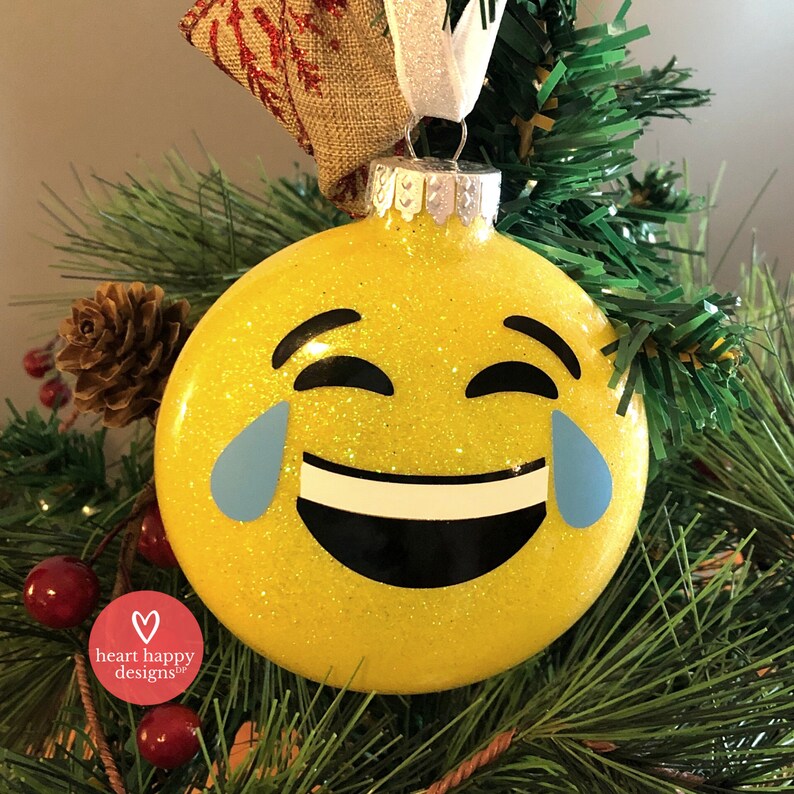 Eye Roll Emoji Ornaments Kissing Emoji Wink Emoji Etsy