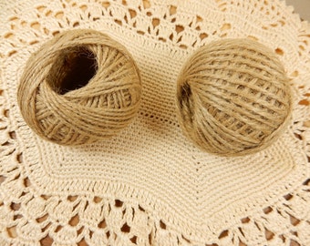 Natural Twine, 30m Jute Twine, Rustic Wedding, Flower Arranging Decoration, Natural String, Ball of Twine
