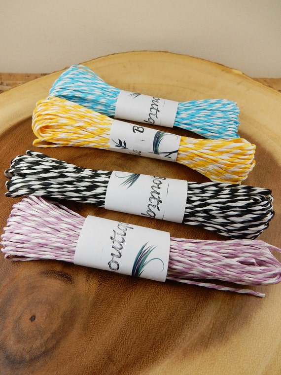 Raffia Ribbon Gift Wrapping Raffia String 2 Tone Twine Etsy