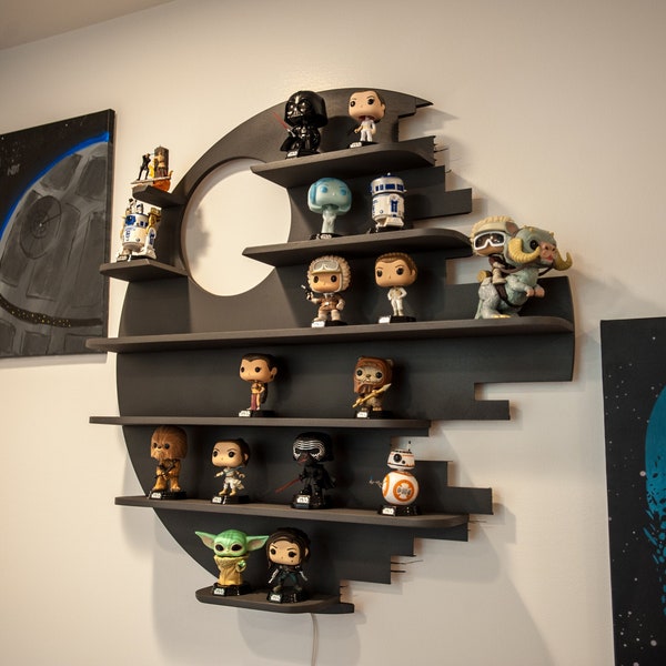 Star Wars Death Star Shelving (Funko pop Display sized)