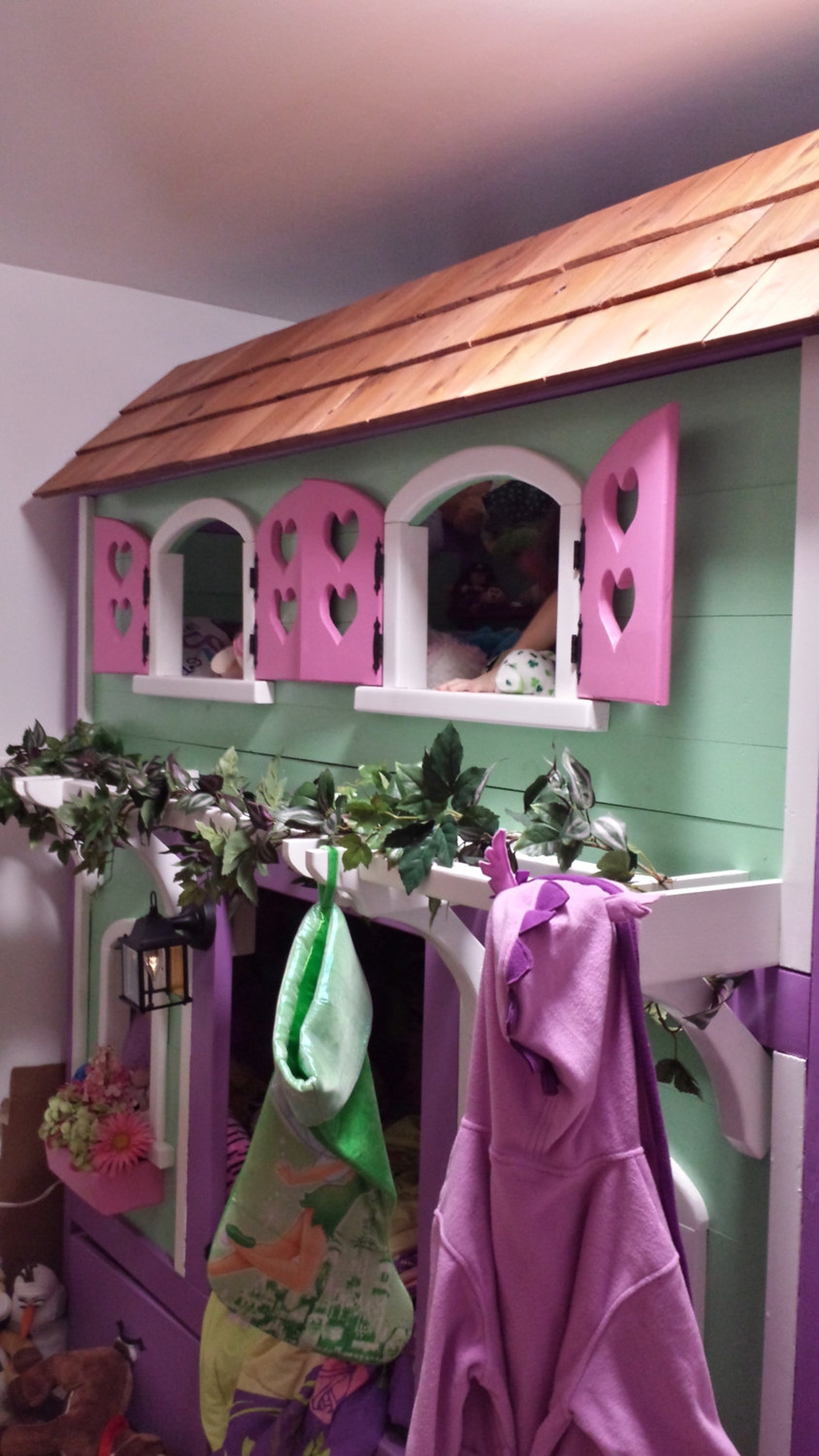 Playhouse Bunk Bed Etsy