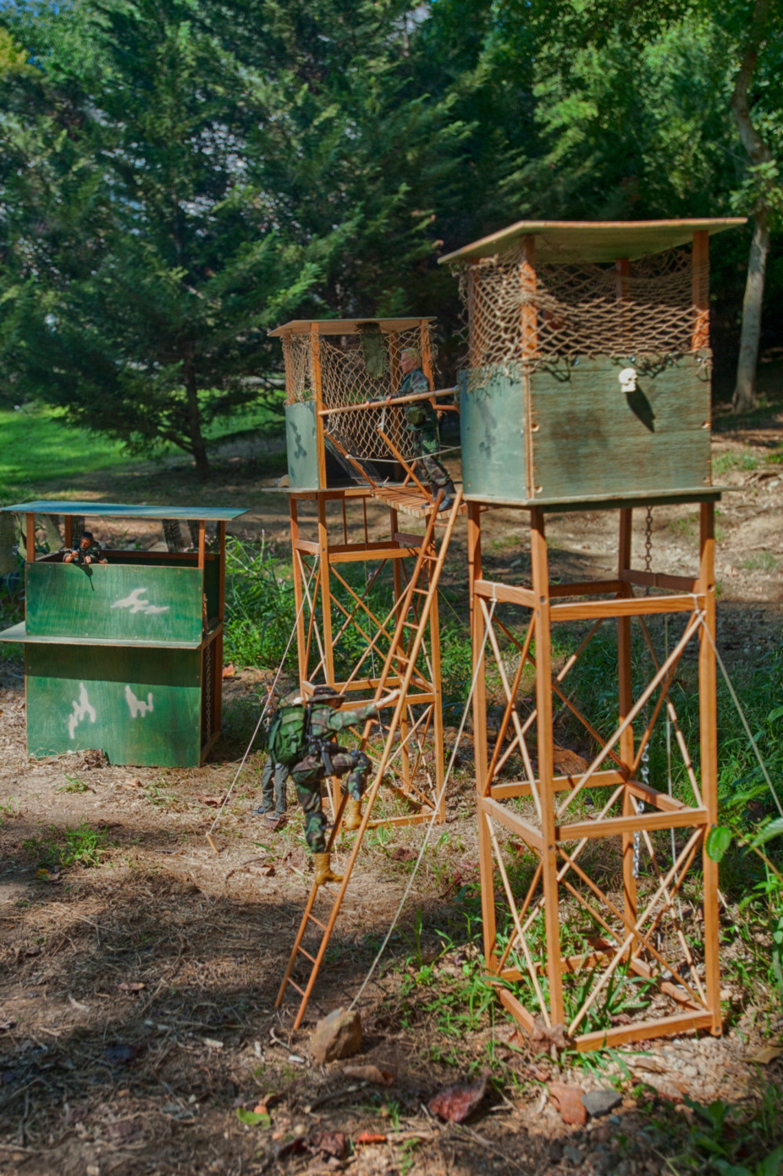 12 inch GI Joe Watch Towers with suspension bridge Etsy