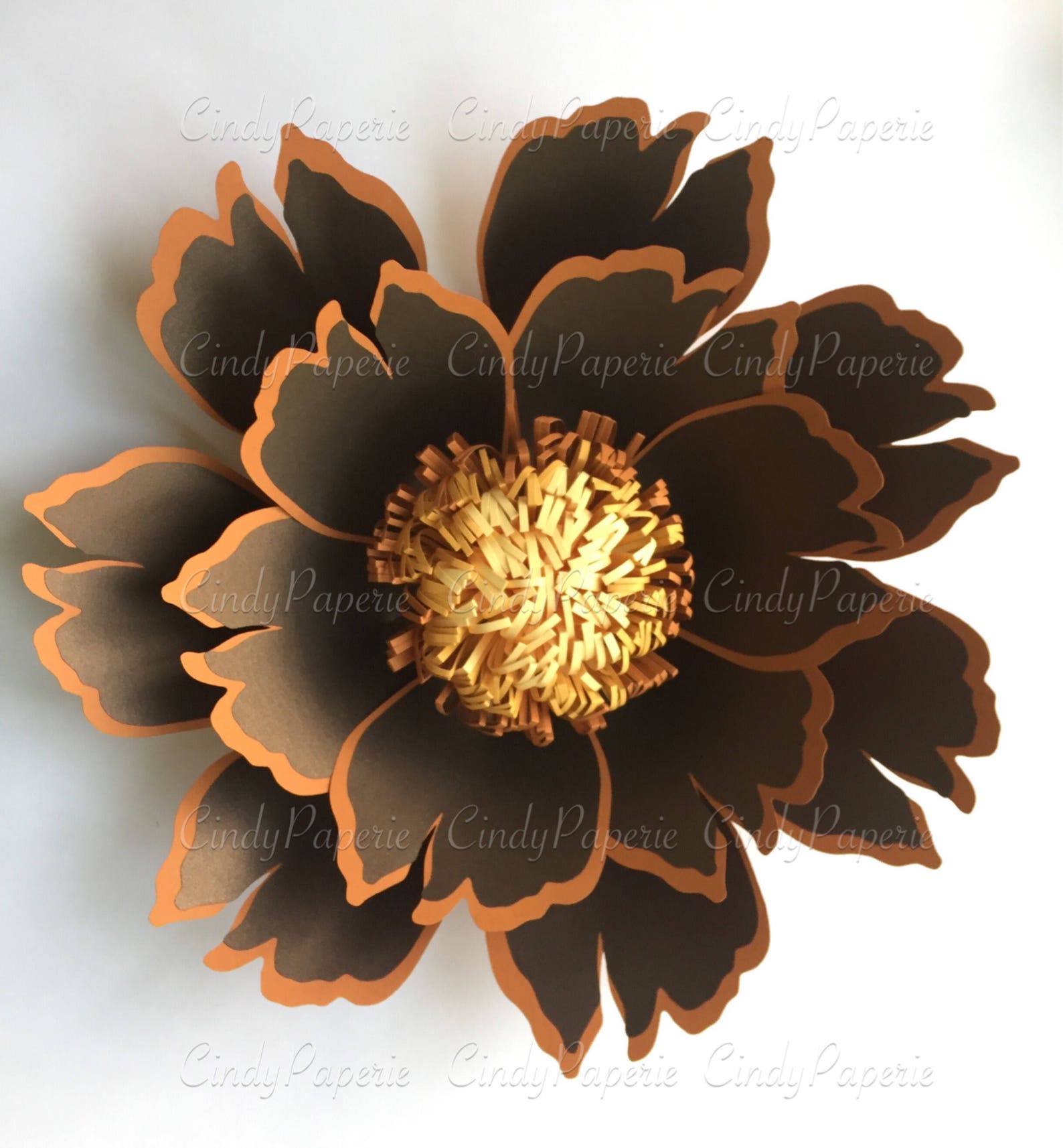 Paper Flower PDF TEMPLATE. Set of 10 Petals. PDF Instant Etsy