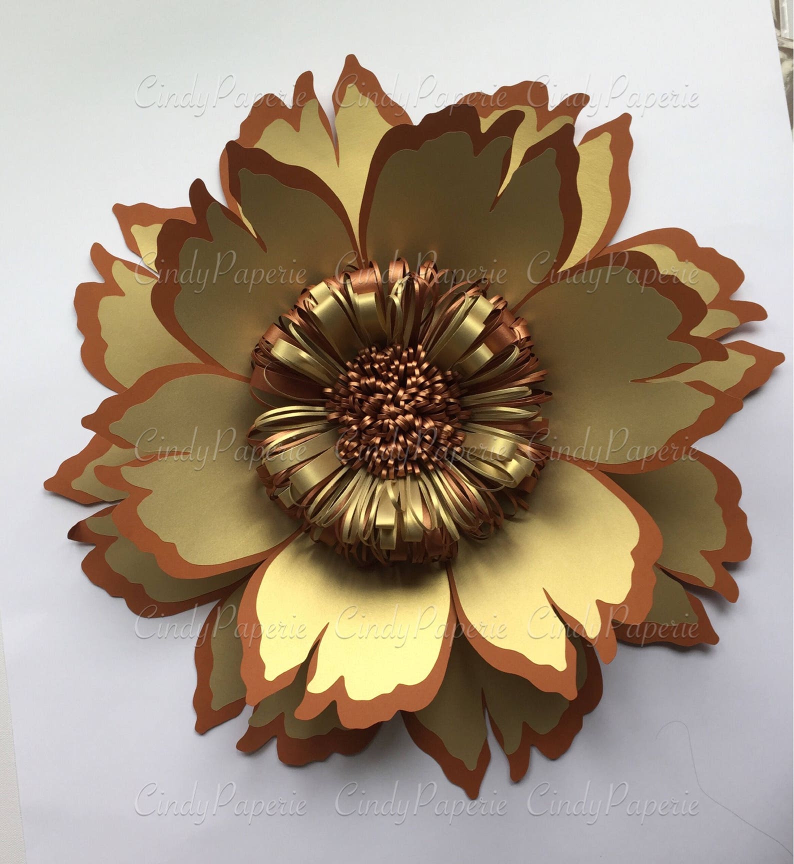 Paper Flower PDF TEMPLATE. Set of 10 Petals. PDF Instant Etsy