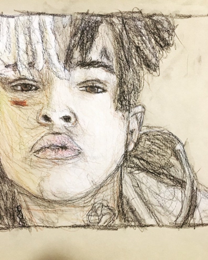 Xxxtentacion drawing | Etsy