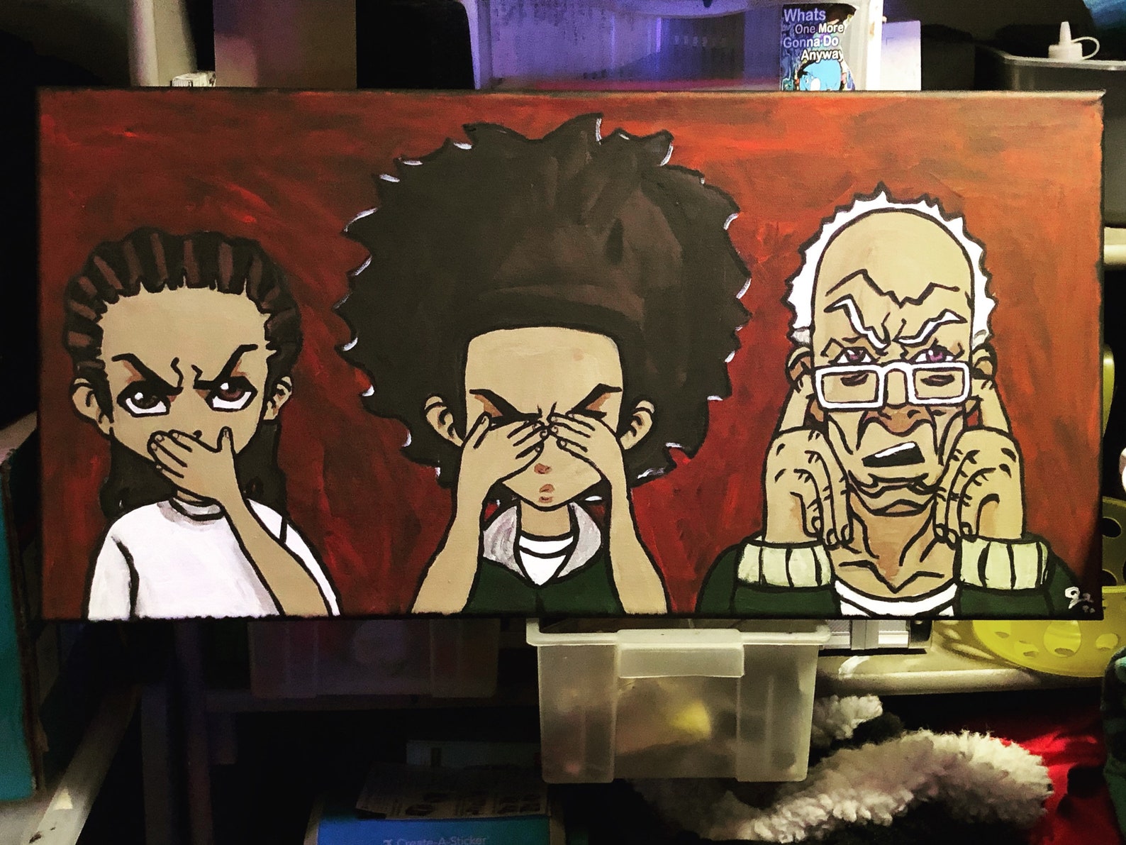 Hear no evil see no evil speak no evil in the boondocks Etsy
