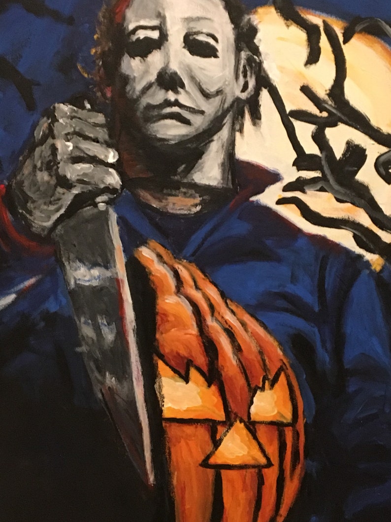 Michael Myers Painting jim is That You Etsy