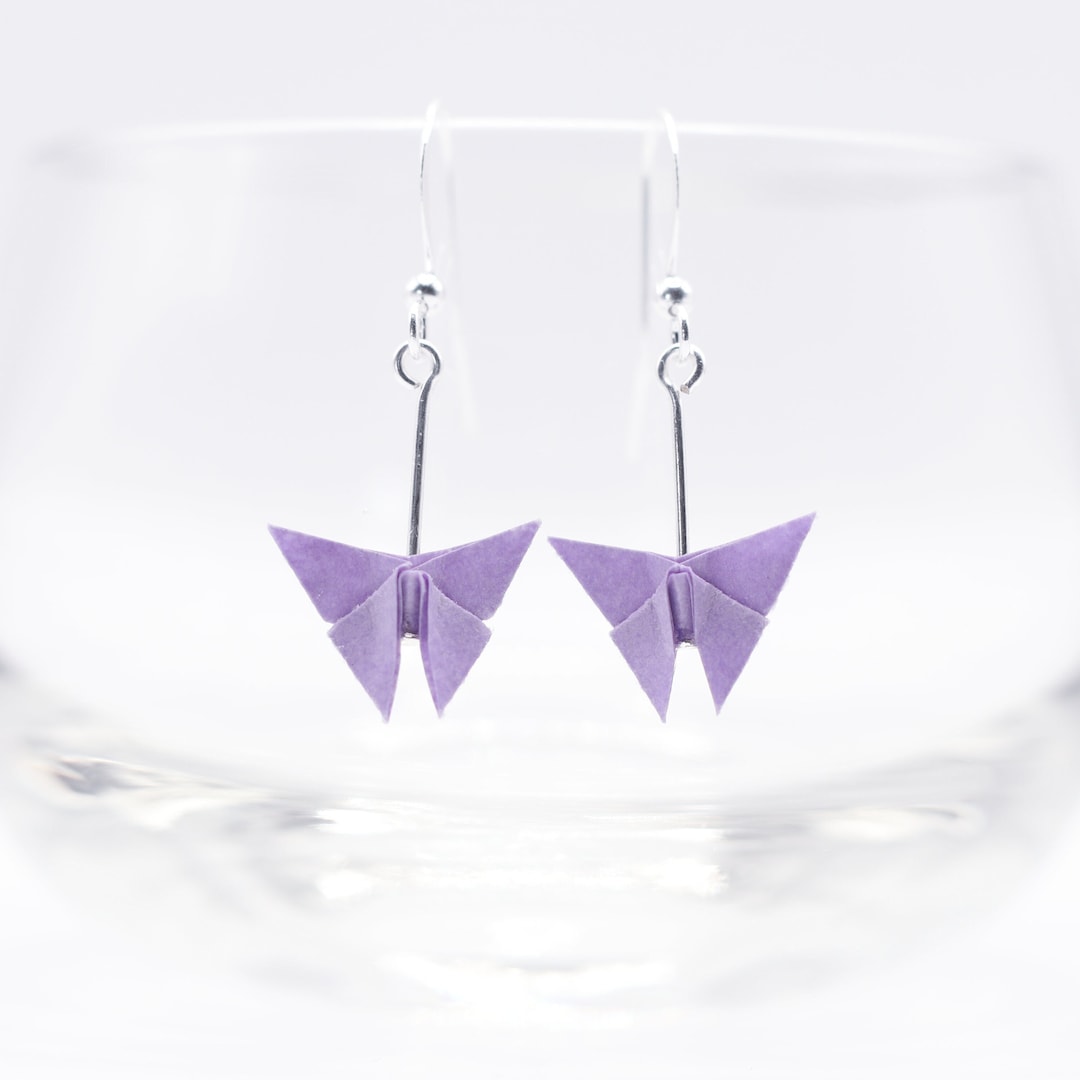 Choose Your Own Colour.origami Butterfly Earrings.origami Earrings