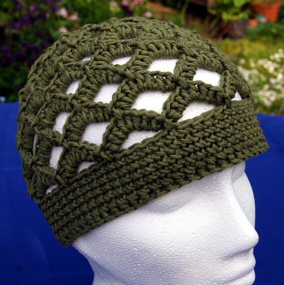 Vintage 70’s Chic Green Wool Hat Women main image 4