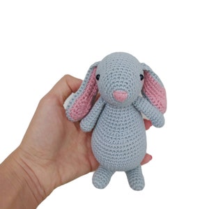 Patron Amigurumi au crochet, April le lapin, PDF imprimable image 8