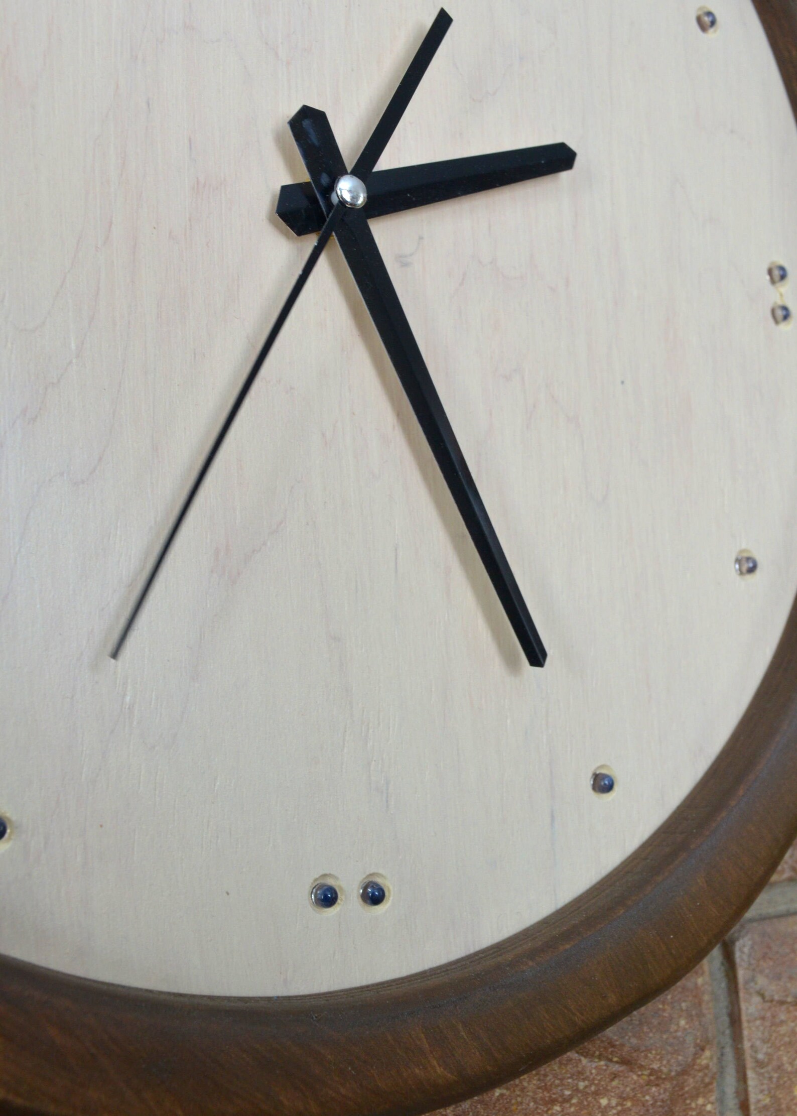 Luminous Wall Clock Wall Decor Wooden Clock Led Wall Clock Etsy