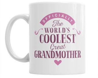 Great Grandmother Gift Mug Personalised Present Coffee Present Mug for Birthday Christmas Keepsake Love Great Grandmother