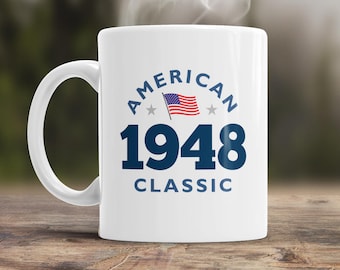70th Birthday, 1948 Birthday, 70th Birthday Gift, 70th Birthday Idea, American Classic 1948, 70th Birthday Present for the lucky 70 year old
