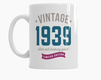 85th Birthday Mug for Coffee or Tea for Men and Women Gift Idea Vintage Keepsake Present for 85 year old