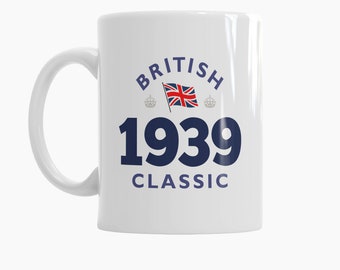 85th Birthday Gift Coffee or Tea Mug for Men or Women Gift Idea British Classic Keepsake Present for 85 year old